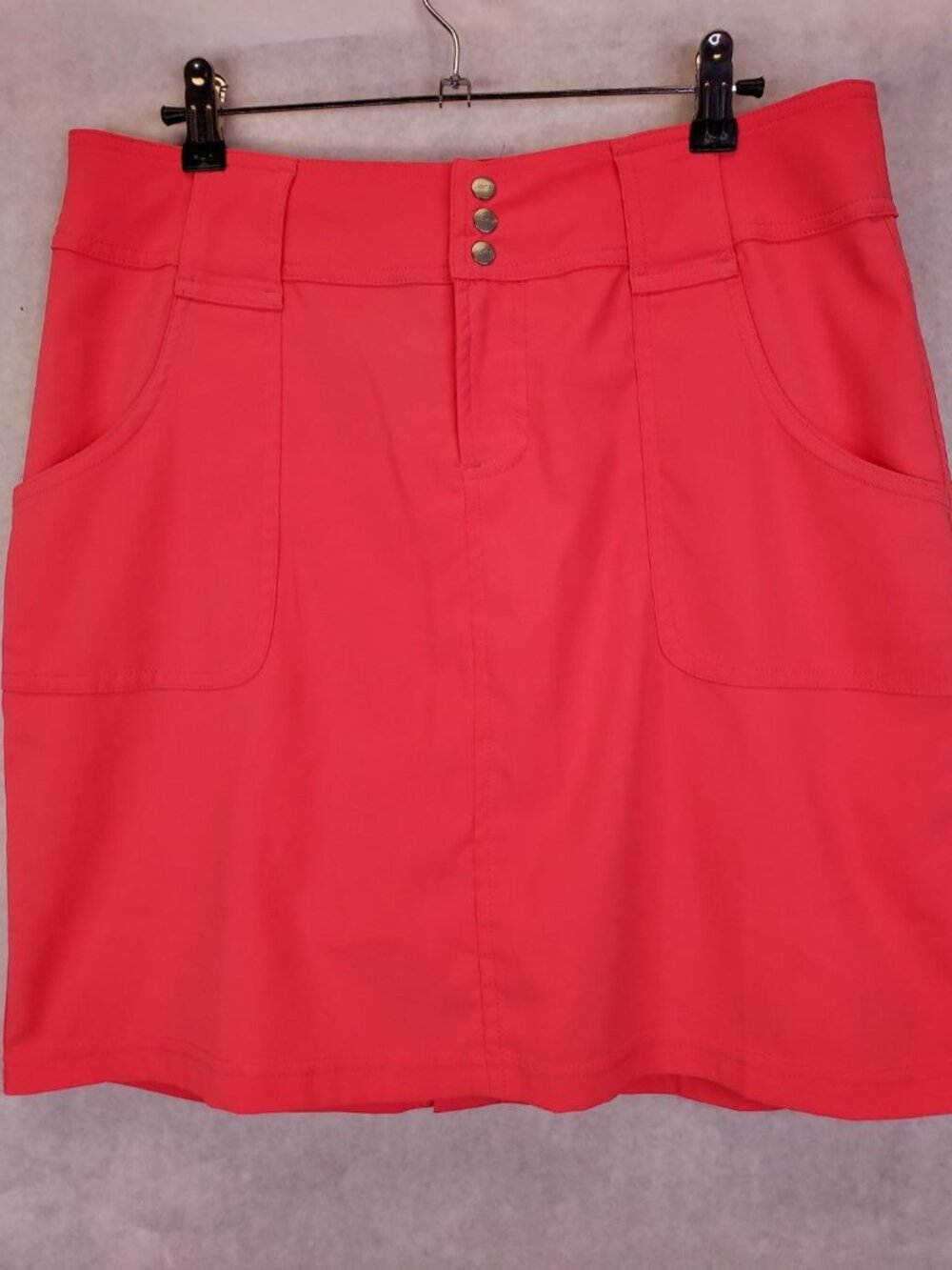 Jofit Athletic Skort Womens 6 Snap Close Pockets Golf Pickleball Tennis Athletic